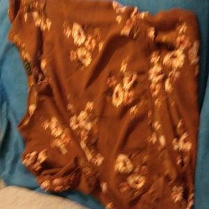 Olm XL brown with flowers